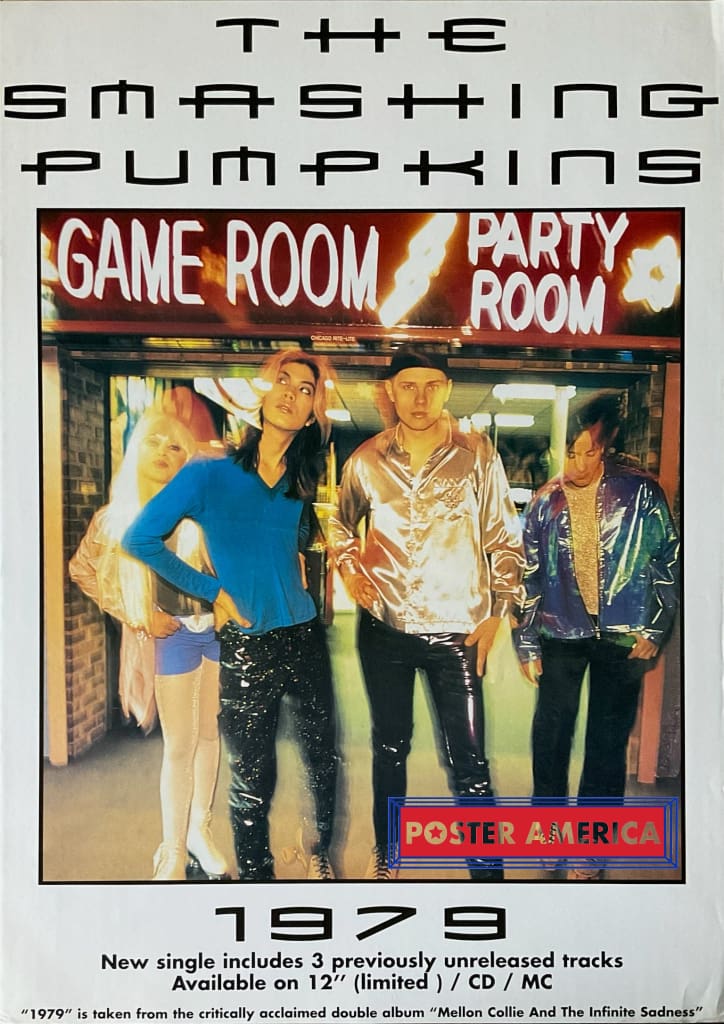 The Smashing Pumpkins 1979 Album Vintage Promo Poster 23.5 x