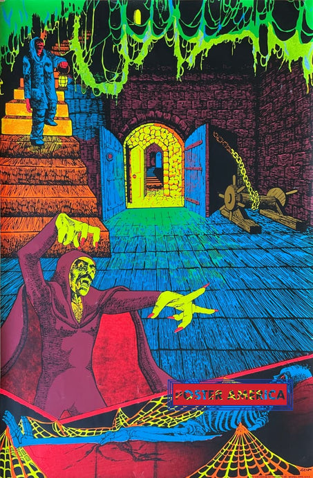 The Sorcerer Original Vintage Black Light Poster 28 X 42 Posters Prints & Visual Artwork