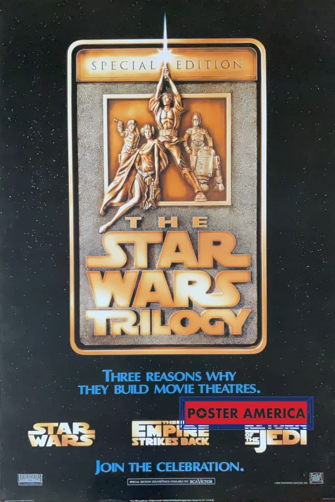 Load image into Gallery viewer, The Star Wars Trilogy Special Edition Vintage 1997 One Sheet Poster 27 X 40
