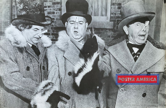 The Three Stooges Vintage Skunk Poster 26 X 40 Vintage Poster