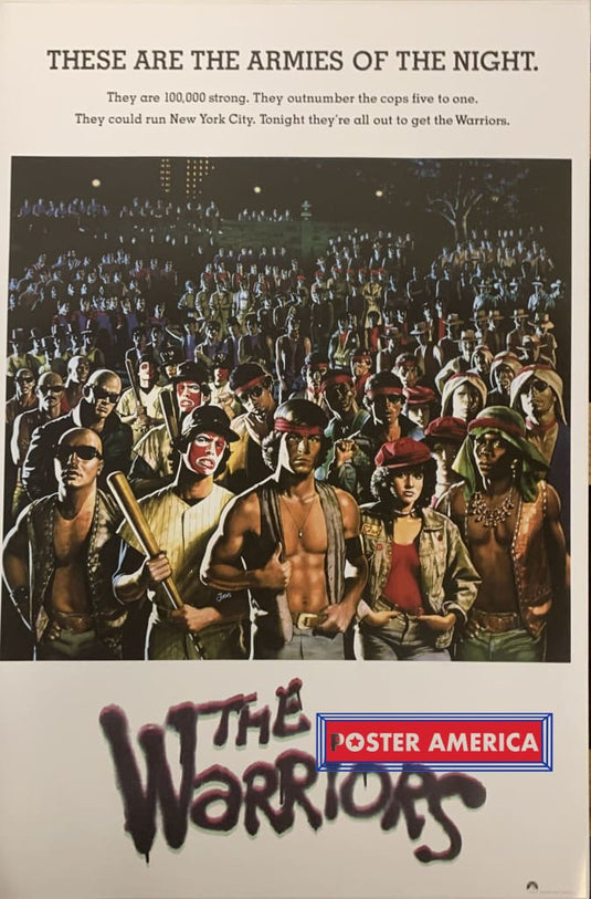The Warriors Movie Out Of Print Poster 24 X 36