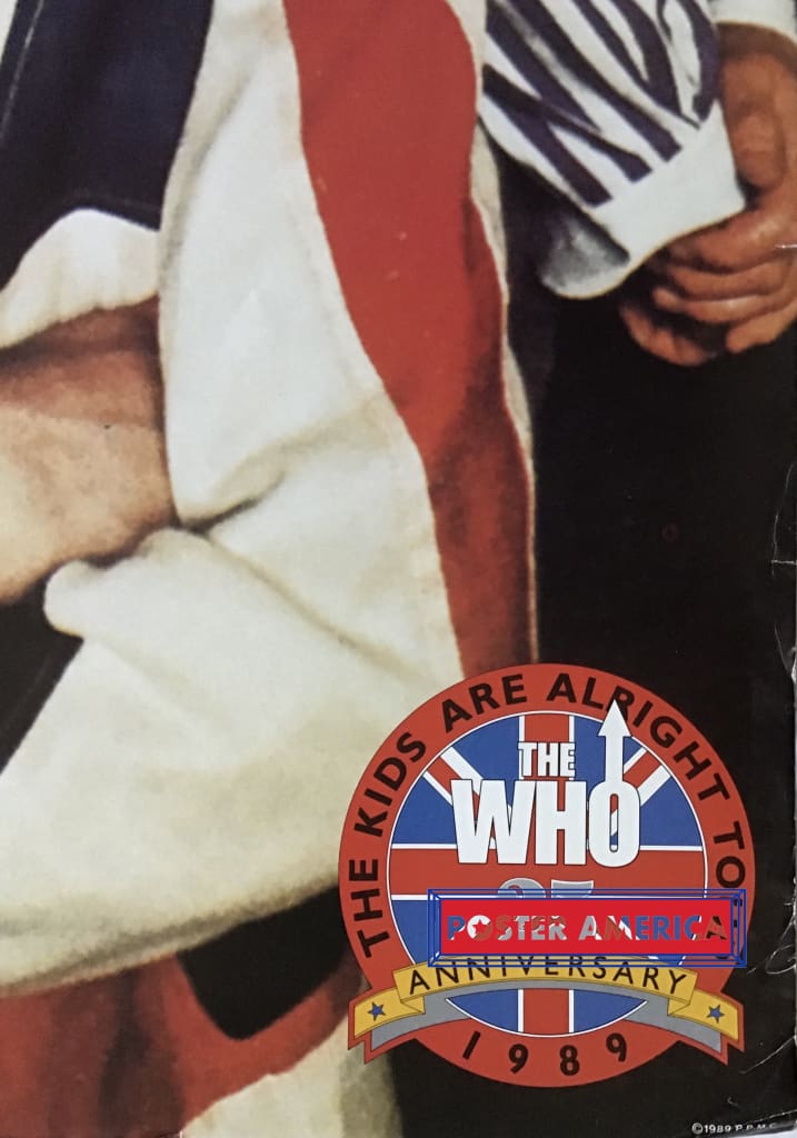 Load image into Gallery viewer, The Who British Rock Band 25Th Anniversary 1989 Kids Are Alright Tour Poster 24 X 36

