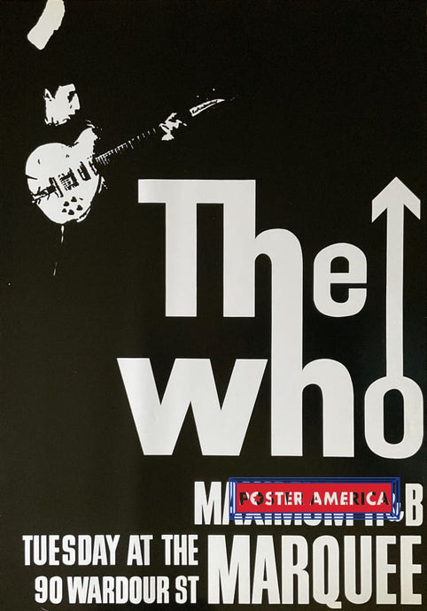The Who Maximum R&B Tuesday At Marquee Poster 24 X 34.5