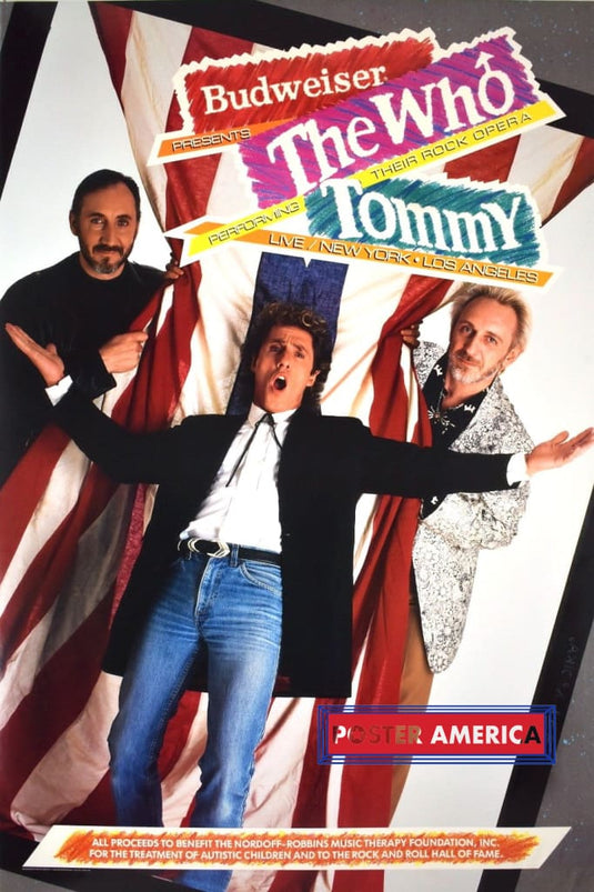 The Who Performing Tommy 1989 Vintage Promo Poster 23 X 35 Vintage Poster