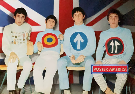 The Who Rock Band Group Shot Mod Shirts Poster 24 X 34