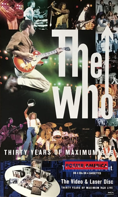 The Who Thirty Years Of Maximum R&b Poster 18 X 30