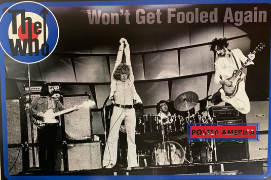The Who Wont Get Fooled Again Band Shot Poster 24 X 36