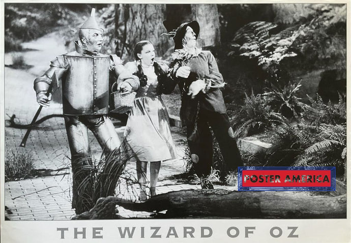 The Wizard Of Oz Black & White Vintage 1995 Poster 24 X 34 Vintage Poster