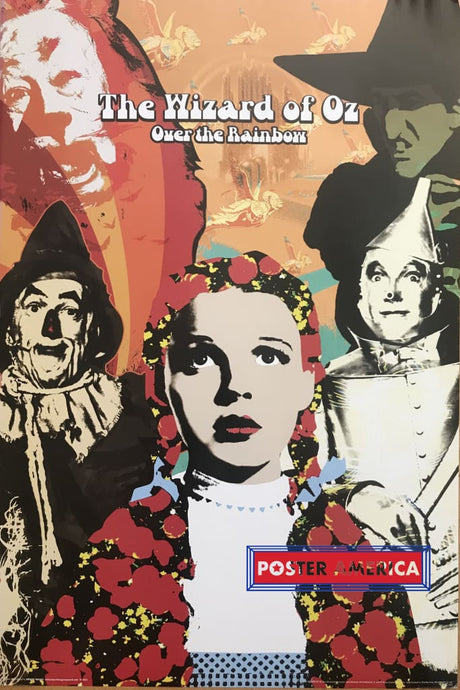 The Wizard Of Over The Rainbow Pop Art Poster 24 X 36