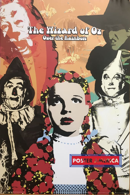 The Wizard Of Over The Rainbow Pop Art Poster 24 X 36
