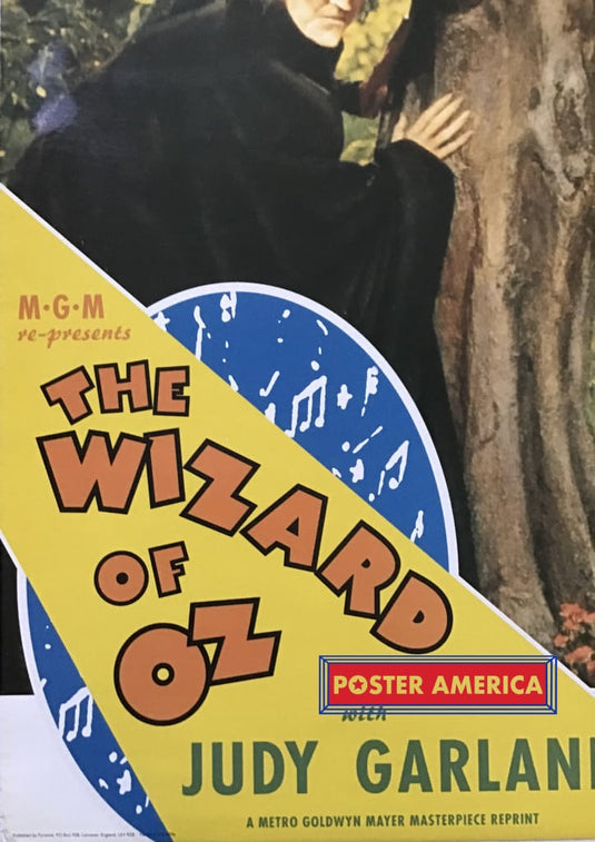 The Wizard Of Oz With Judy Garland Reproduction Promotional Movie Poster 24X34