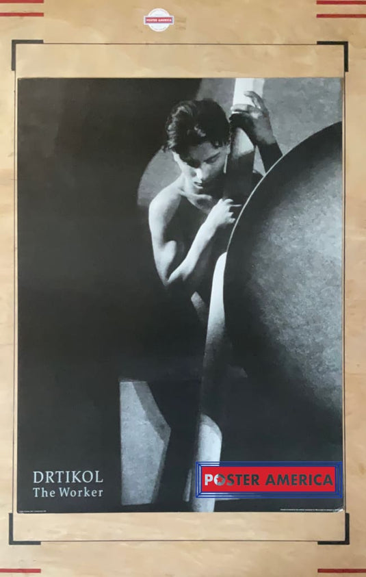 The Worker By Frantisek Drtikol Vintage 1990 Dutch Import Art Poster 23.5 X 31.5