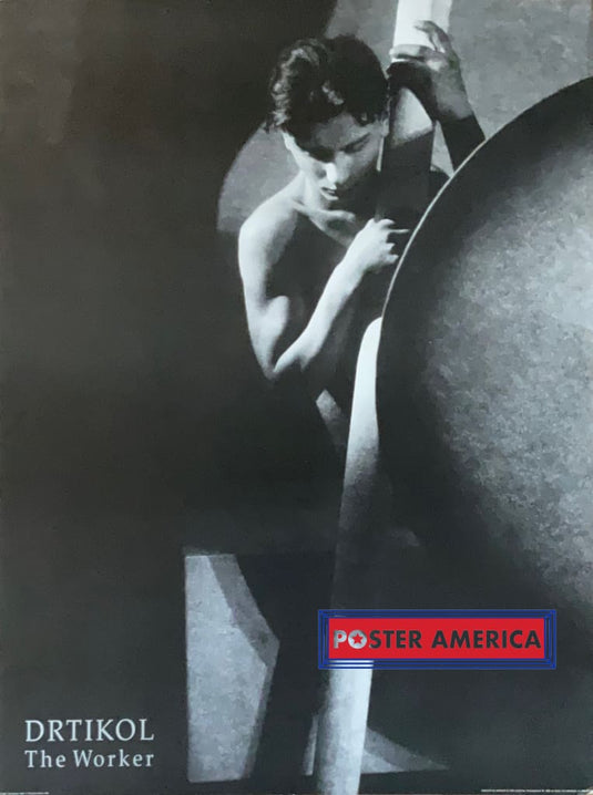 The Worker By Frantisek Drtikol Vintage 1990 Dutch Import Art Poster 23.5 X 31.5