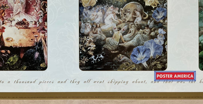 Load image into Gallery viewer, The World Of Fairies Vintage Art Slim Print 12 X 36
