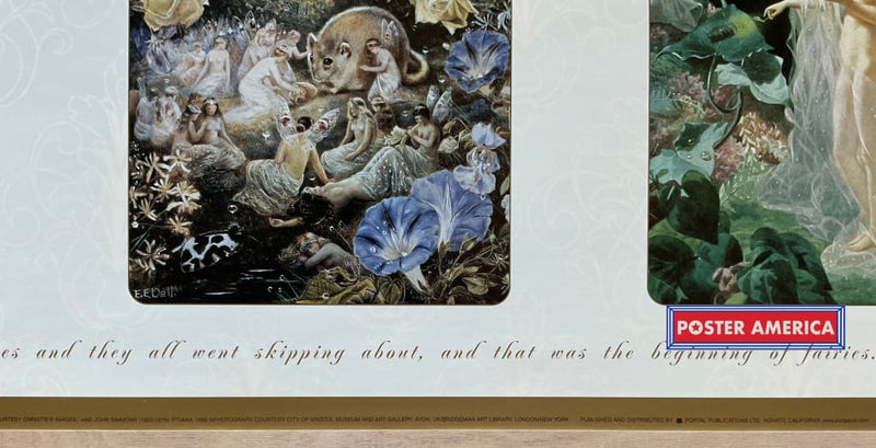 Load image into Gallery viewer, The World Of Fairies Vintage Art Slim Print 12 X 36
