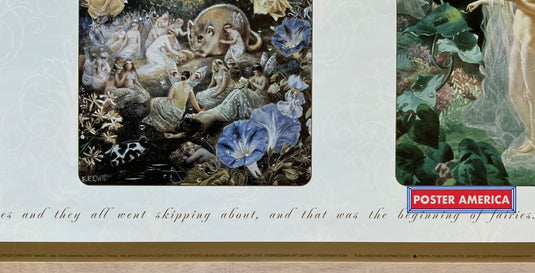 The World Of Fairies Vintage Art Slim Print 12 X 36