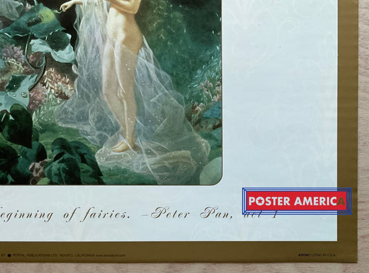 The World Of Fairies Vintage Art Slim Print 12 X 36