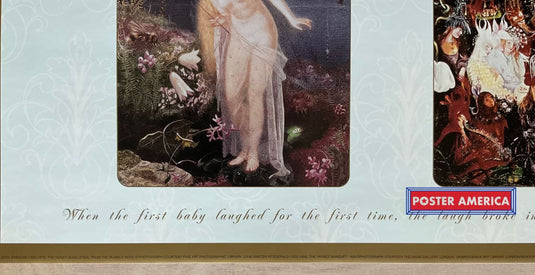 The World Of Fairies Vintage Art Slim Print 12 X 36