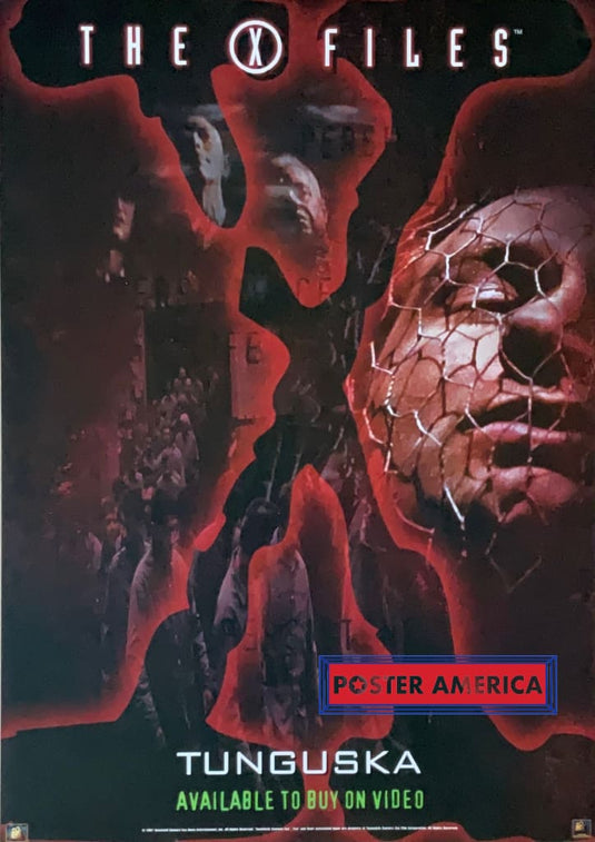 The X Files Tunguska Episode Vintage 1997 Promo Poster 16.5 X 23.5