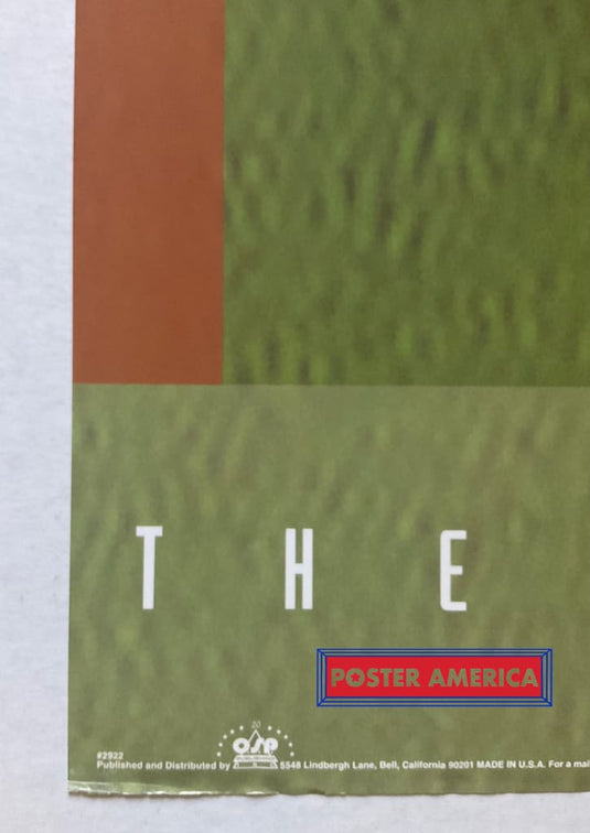 The X Files Vintage 1995 Trust No One 23 X 35 Poster Vintage Poster