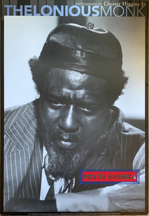 Thelonius Monk By Chester Higgins Jr Poster 24 X 35 Posters Prints & Visual Artwork