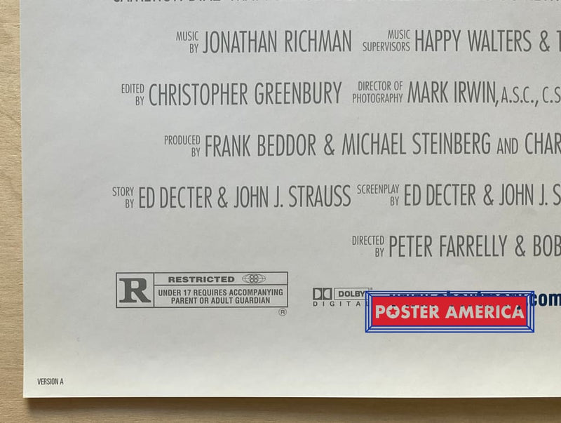 Load image into Gallery viewer, Theres Something About Mary Vintage 1998 One-Sheet Movie Poster 27 X 40
