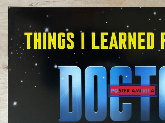 Things I Learned From Doctor Who T.v. Poster 24 X 36