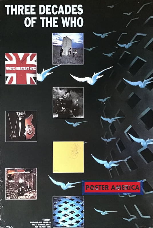 Three Decades Of The Who Album Cover Poster 23.5 X 35