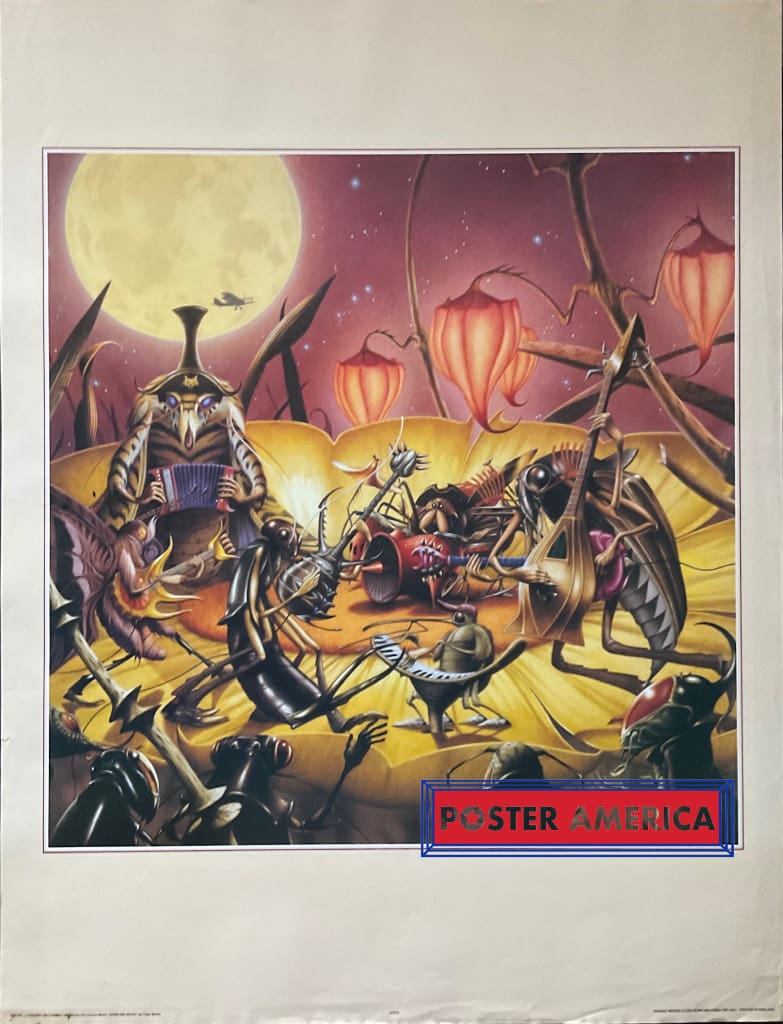 Load image into Gallery viewer, Howling Moth Album Artwork Vintage 1989 Poster 27 X 35
