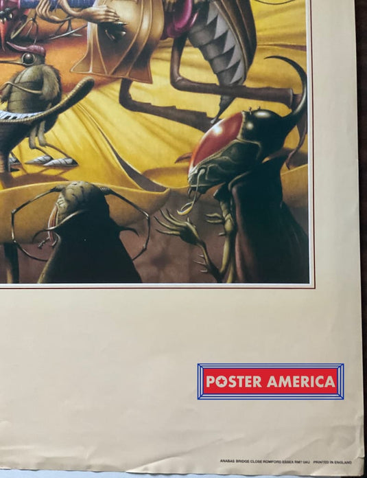 Howling Moth Album Artwork Vintage 1989 Poster 27 X 35