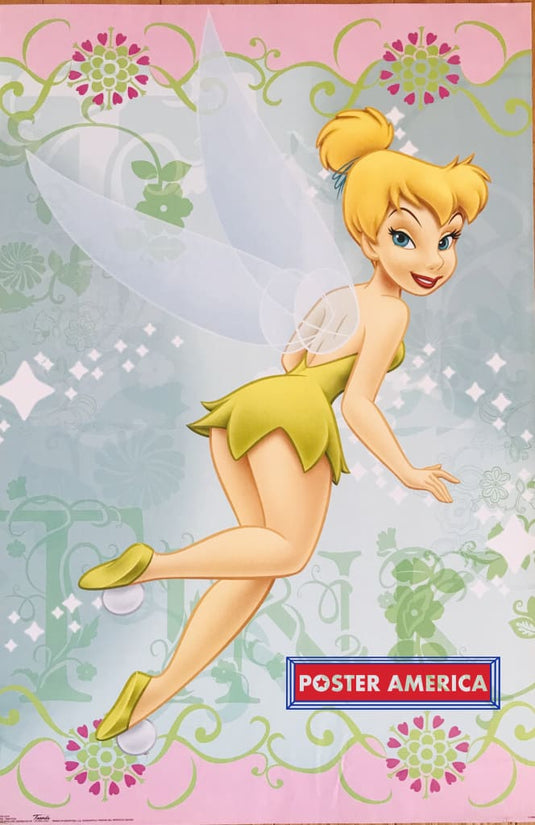 Tinkerbell Fairy Disney Poster Illustration 22.5 X 34
