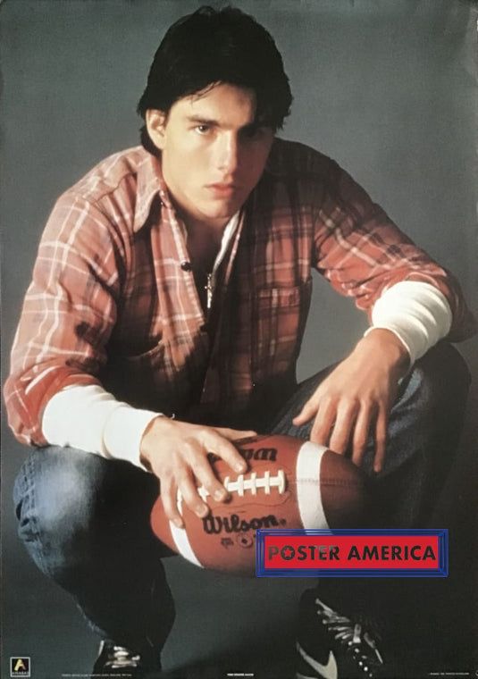 Tom Cruise Crouching With A Football Poster 24.5 X 35