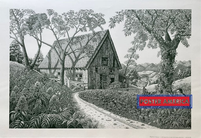 Tom Masse Field Of Dreams Vintage 1995 Art Poster 22 X 32