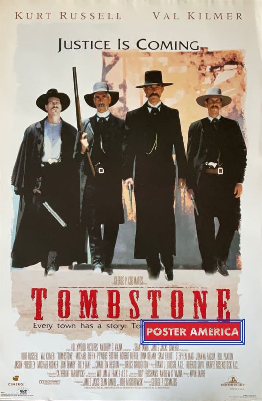 Tombstone Justice Is Coming Movie Promo Poster 23 X 35
