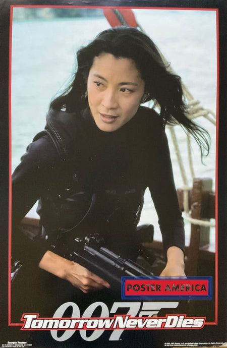 Tomorrow Never Dies Vintage 1997 Michelle Yeoh As Yai Lin 22 X 34 Poster Vintage Poster