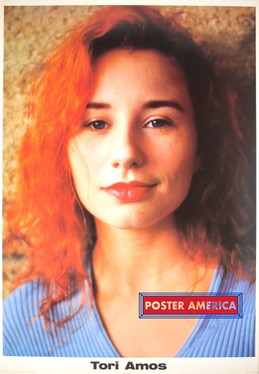 Tori Amos Up Close With Red Hair Photo By Verhorst Rare Uk Import Poster 23.5 X 34