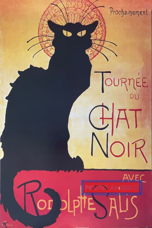 Tournée Du Chat Noir By Rodolph Salis Poster 24 X 36