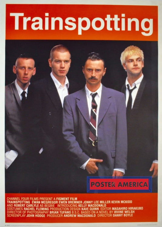 Trainspotting Everyone In Suits Rare Uk Import Movie Poster 25.5 X 35.5 Posters Prints & Visual