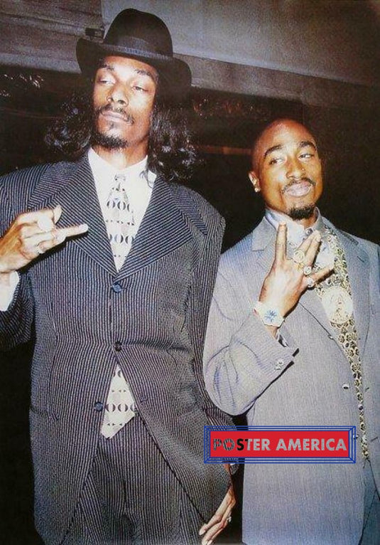 Tupac Shakur & Snoop Dog Poster 24 x 36