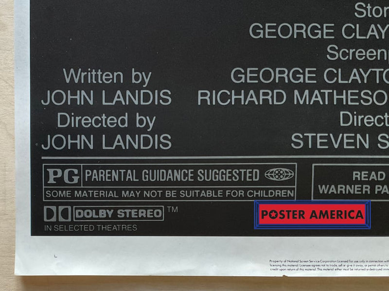 Load image into Gallery viewer, Twighlight Zone The Movie Vintage 1983 One-Sheet Poster 27 X 41
