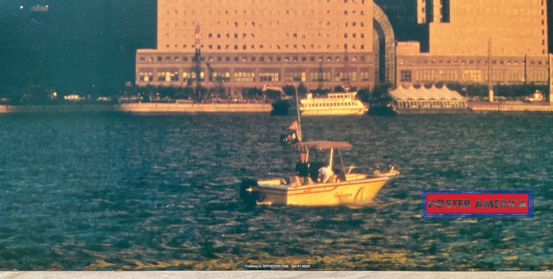 Load image into Gallery viewer, Twin Towers Manhattan New York Vintage Scenic Poster 24 X 36
