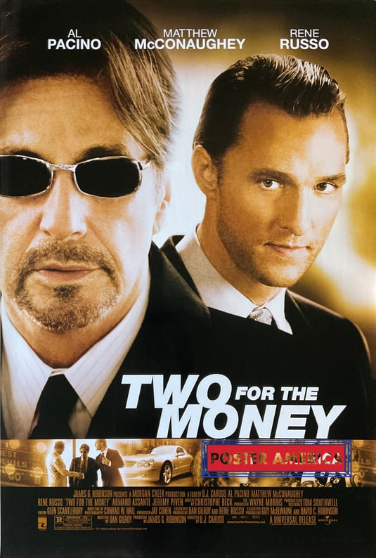 Two For The Money One-Sheet Movie Poster 27 X 40