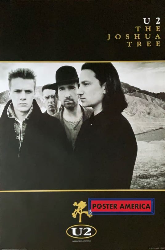 U2 The Joshua Tree Album Cover Out Of Print Poster 24 X 34 Vintage Poster