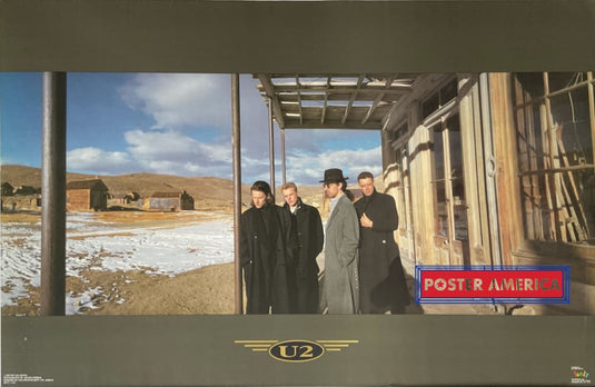 U2 Vintage Album Poster 1987 22.5 X 34.5 In Joshua Tree
