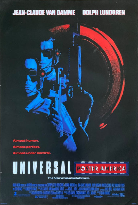 Universal Soldier Vintage 1992 One-Sheet Movie Poster 26.75 X 39.75