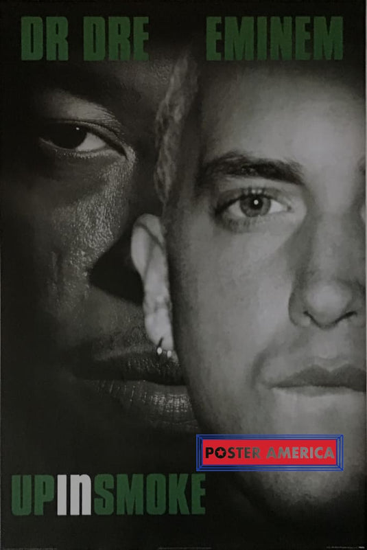 Up In Smoke Tour Dr. Dre And Eminem Uk Import Vintage Poster
