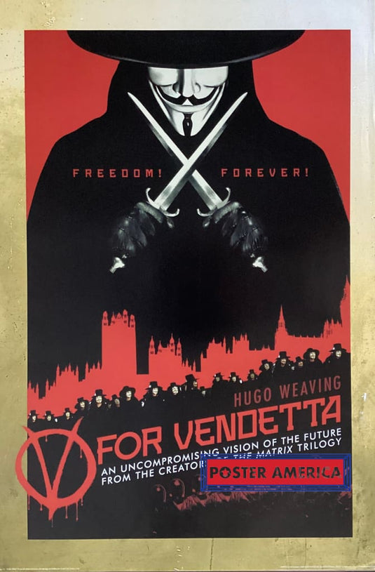 Hugo Weaving como V de Vendetta.
