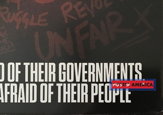 V For Vendetta Mask And Quote Poster 24 X 36