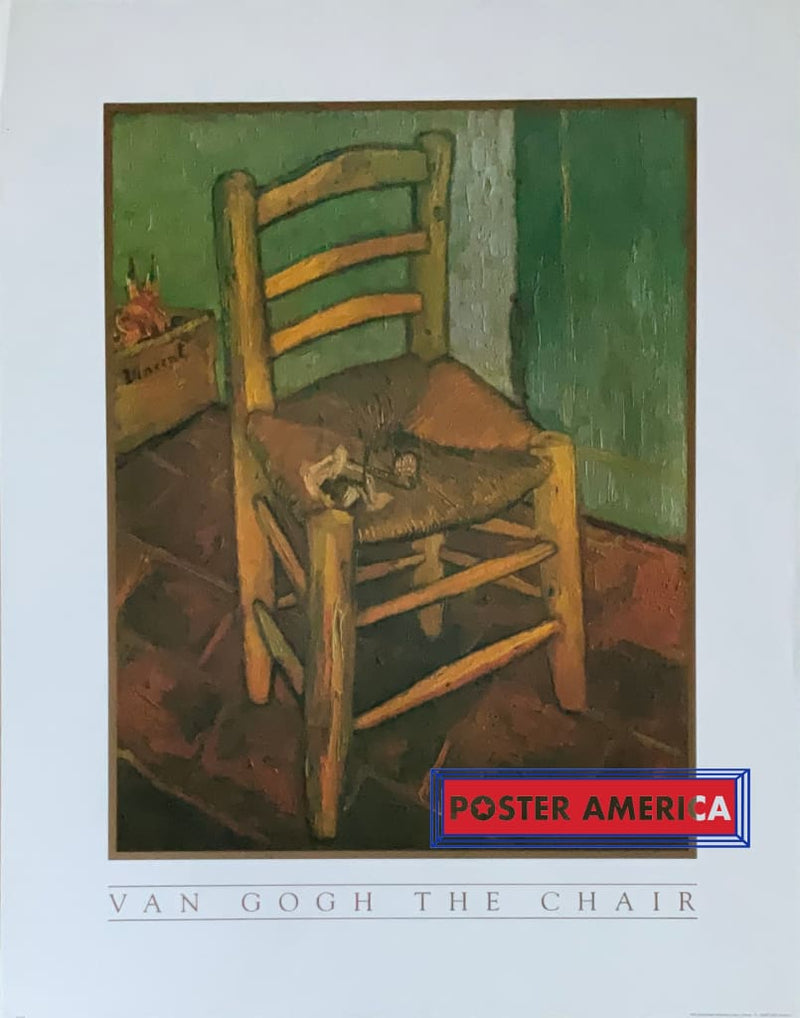 Load image into Gallery viewer, Van Gogh The Chair Vintage 1997 Fine Art Print 22 X 28 Vintage Fine Art Print
