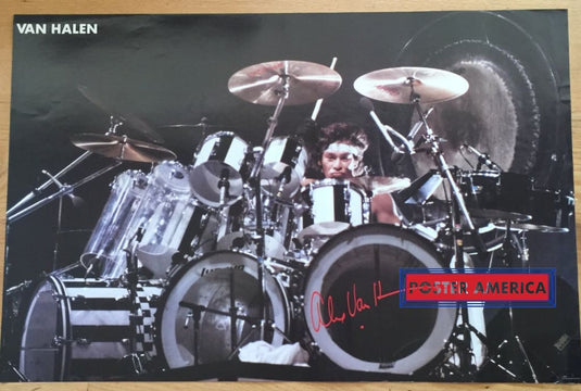 Van Halen Drummer Original 1983 Poster 23 X 35